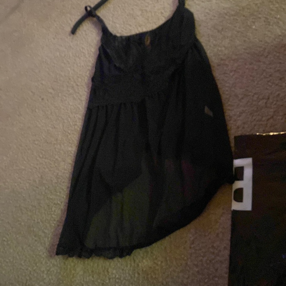 Black baby doll lingerie